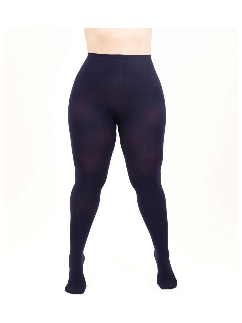 Giulia Positive Micro 3D Collants classiques 70den (grandes tailles) Navy XL Bleu marine