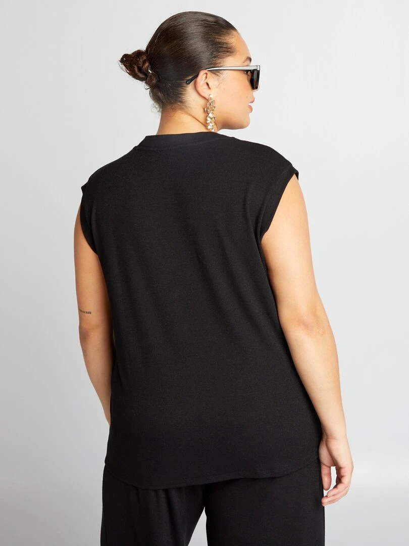 Gilet fine jauge   noir