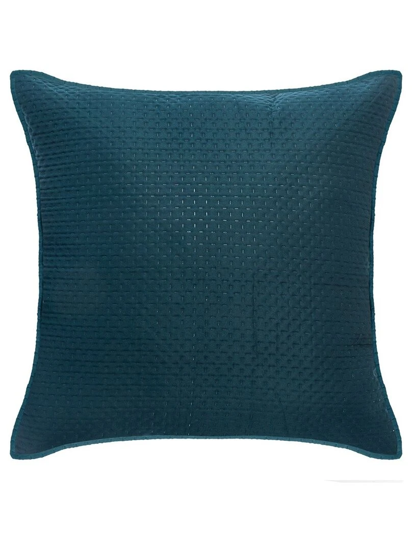 Dessus de lit 240x260 Dolce bleu canard + 2 taies   Bleu
