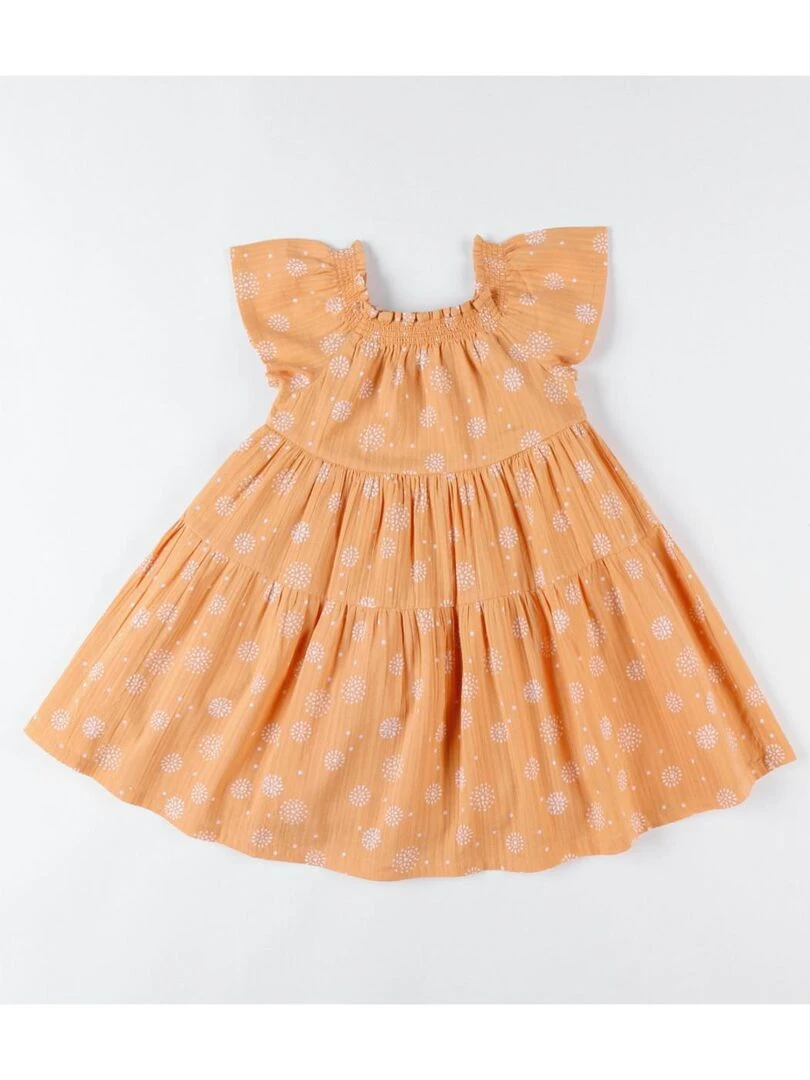 Robe à imprimé fleuri Noukie's Jaune