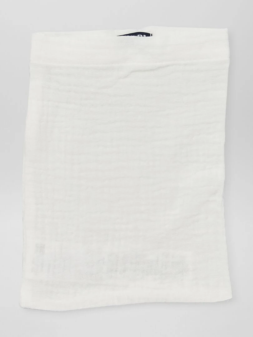 Lot de 3 gants de toilettes en lange   Rose/écru/marron