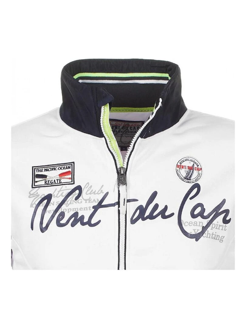 Blouson polaire homme CELO   VENT DU CAP   Blanc