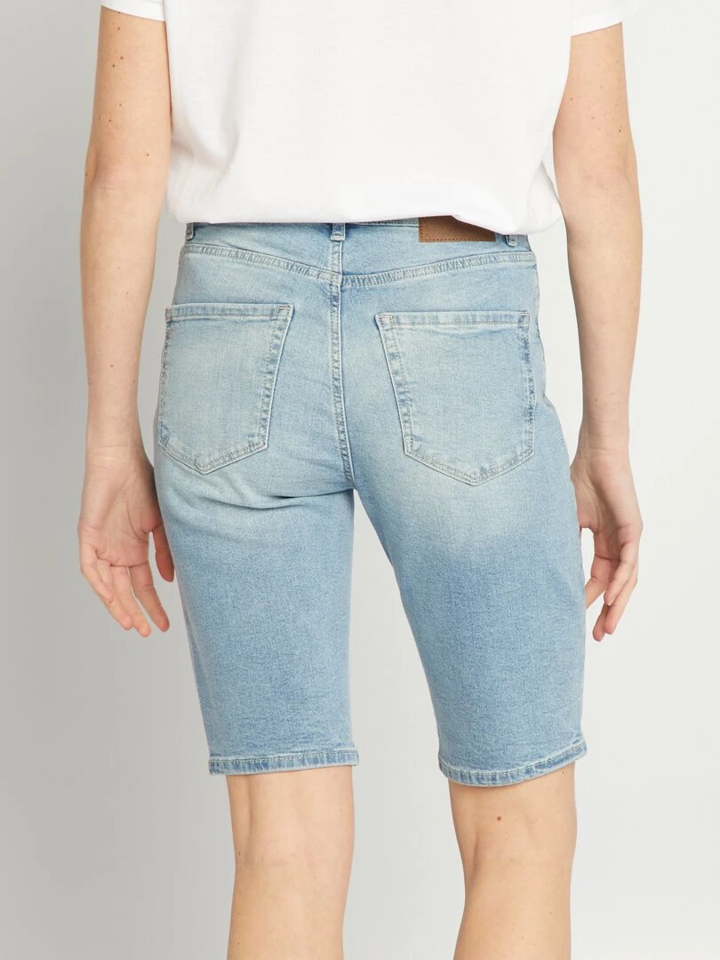 Bermuda en jean   Triple stone