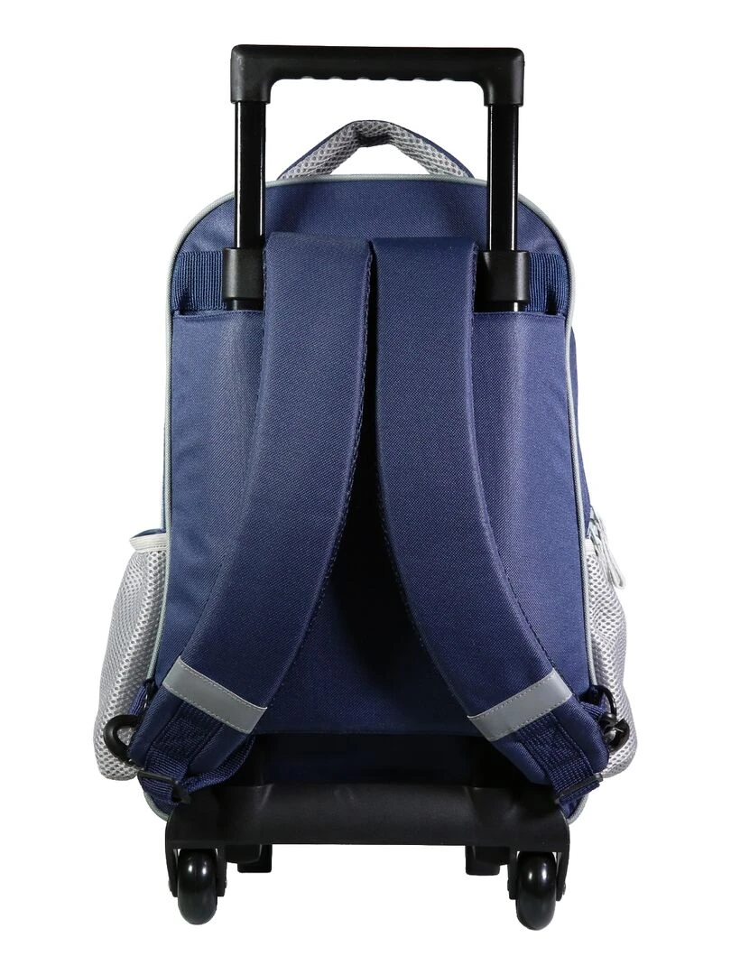 BAGTROTTER Sac à dos à roulettes Poivre Blanc Bleu Skateur   Bleu