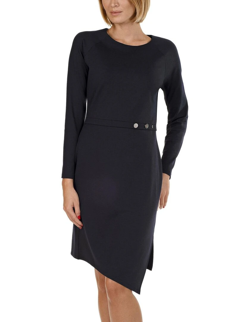 Robe manches longues Estelle noir Noir