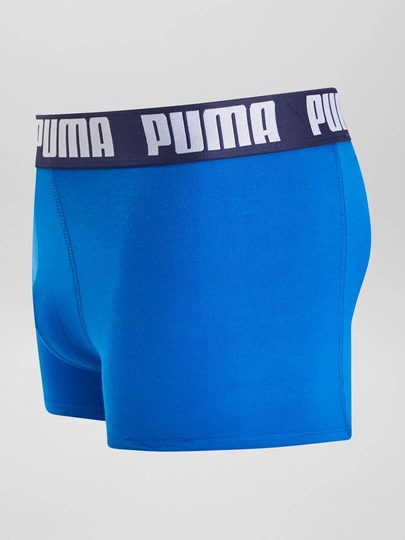 Boxers 'Puma'   Lot de 4   Bleu/noir/rouge