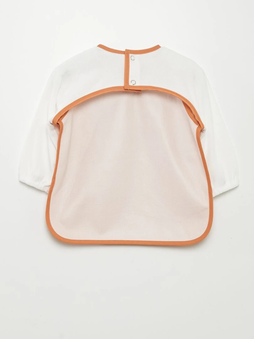 Bavoir tablier éponge   Orange