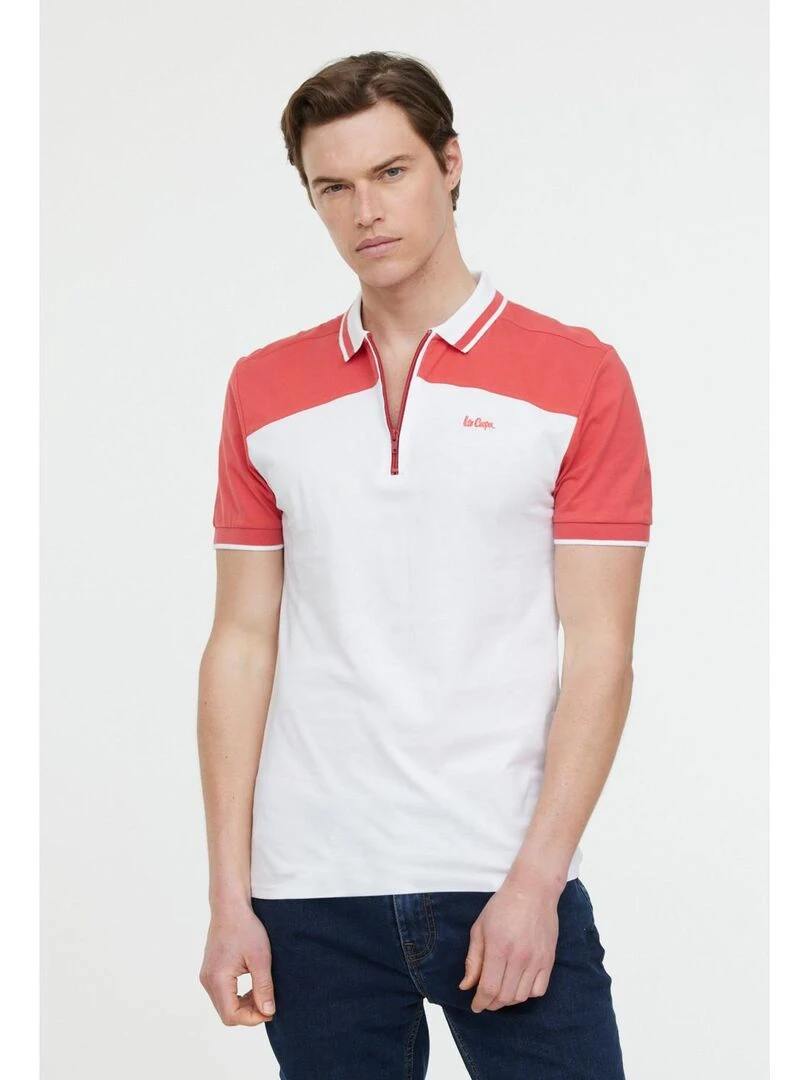 Lee Cooper Polo manches courtes coton regular BECHIO MC Rouge