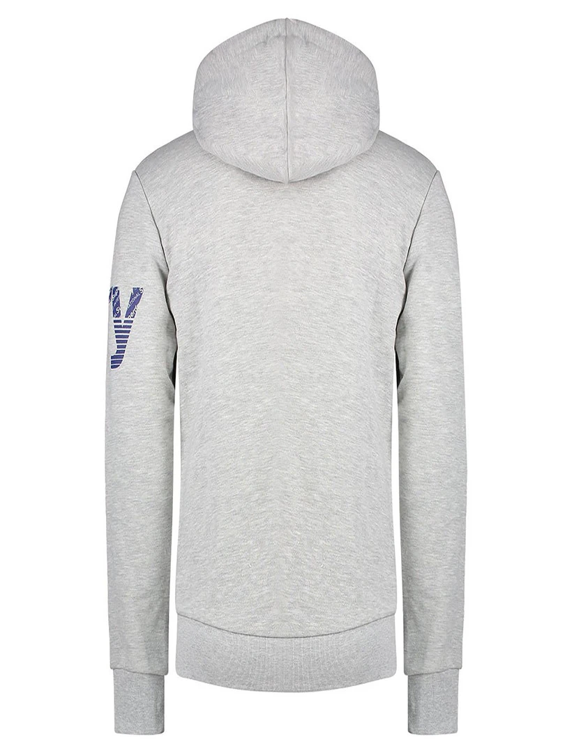 Sweat à Capuche SuperDry Core Split Logo Zip Hood   Gris
