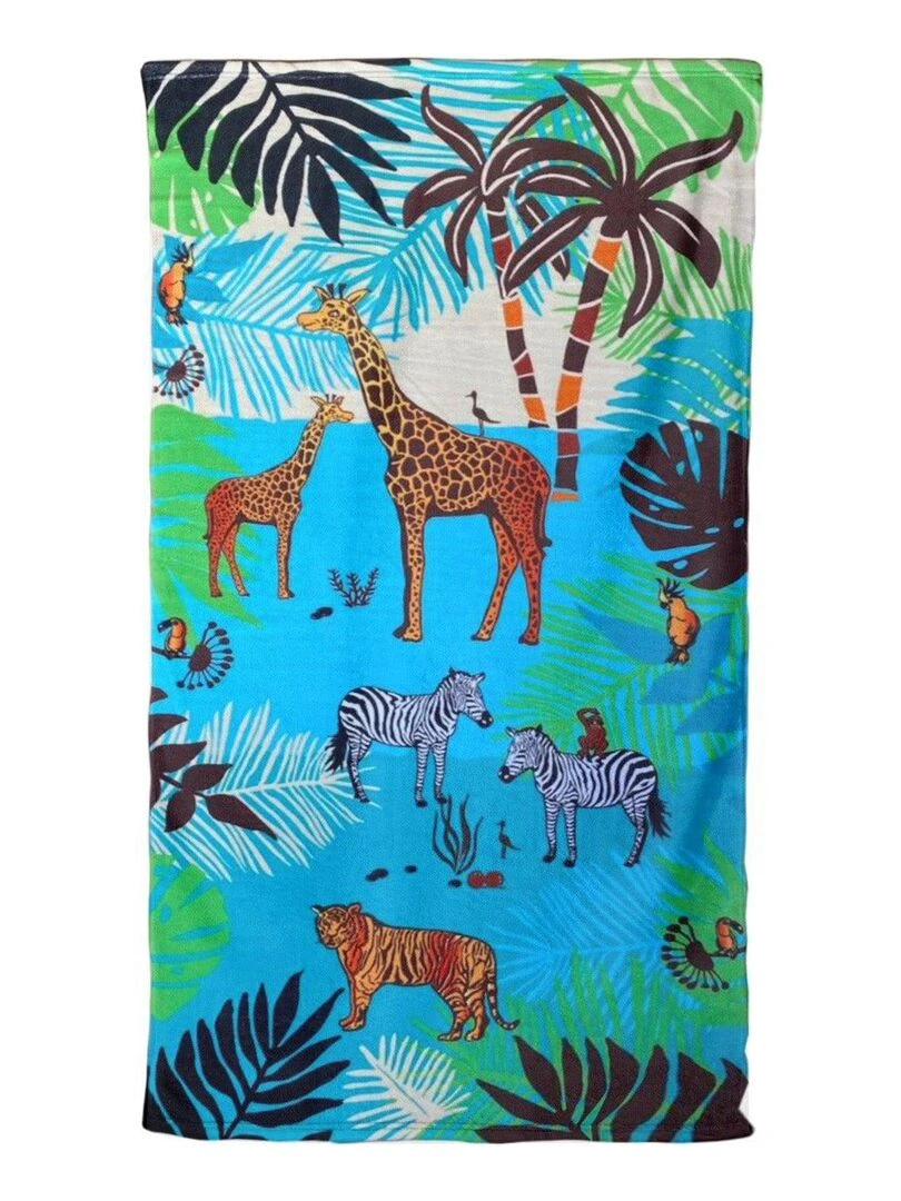 Serviette de plage microfibre Savana 70x140 250 g/m² Multicolore