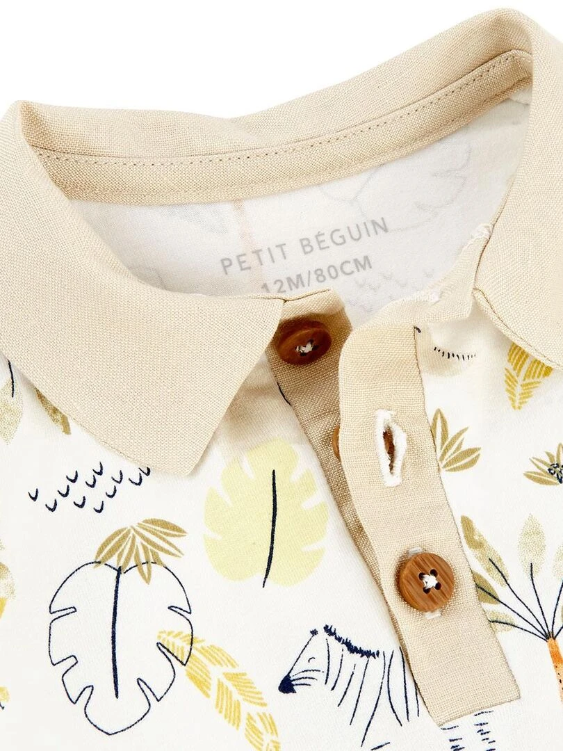 Barboteuse bébé Zagora   Ecru