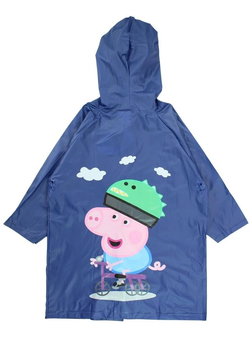 Peppa Pig Impermeable garçon imprimé Peppa Pig Bleu marine