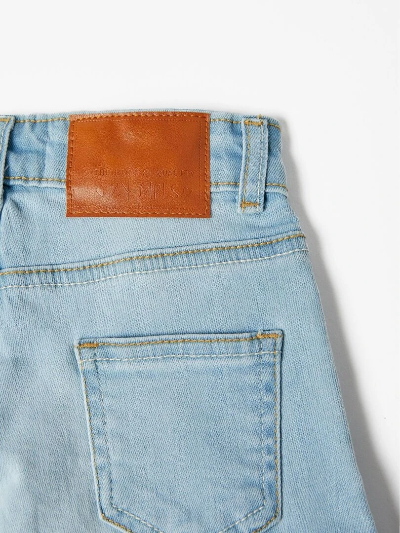 Short en Denim Fille 'Slim Fit'  READY PLAYER   Bleu clair