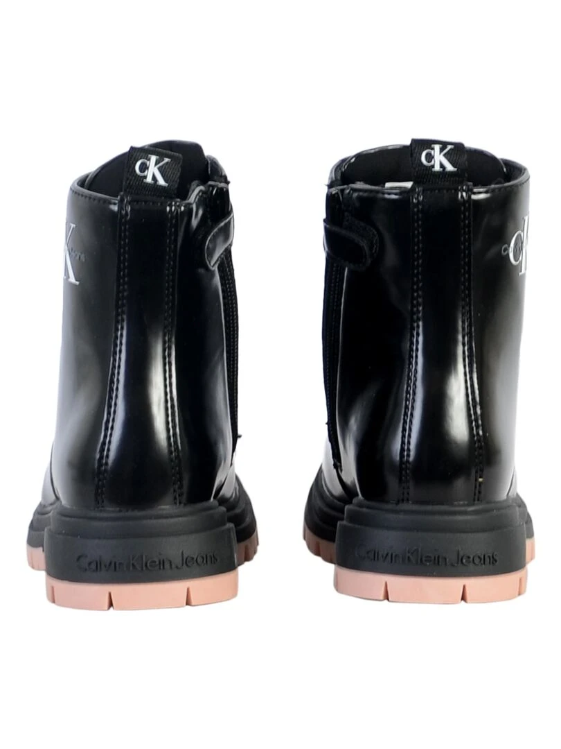 Bottine à Lacets Calvin Klein Jeans Lace Up Bootie   Noir
