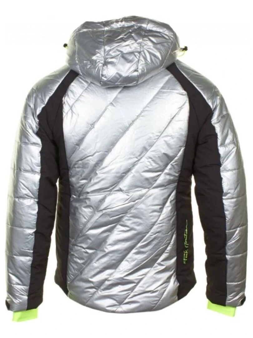 Blouson de ski homme CILVER   PEAK MOUNTAIN   Noir Argenté Noir