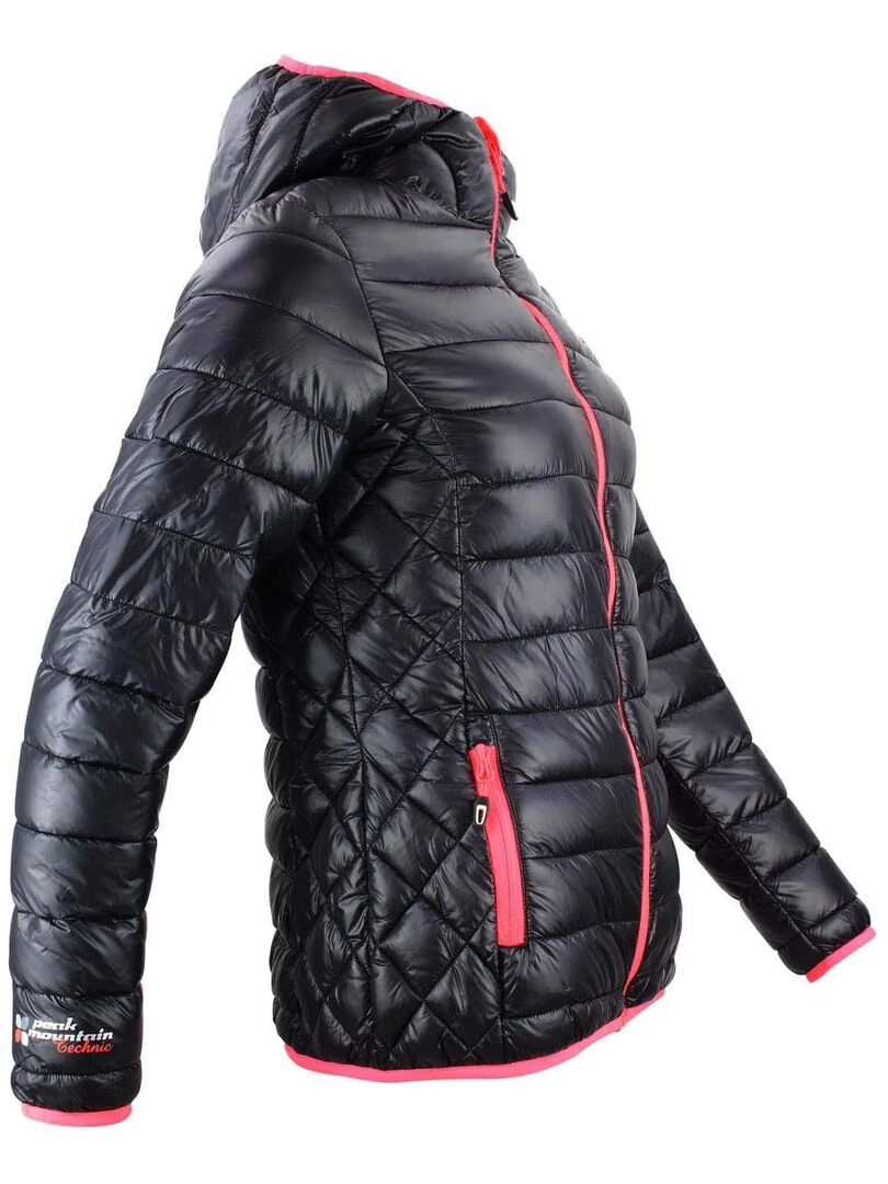 Doudoune fine à capuche femme ALISEO   Noir Noir