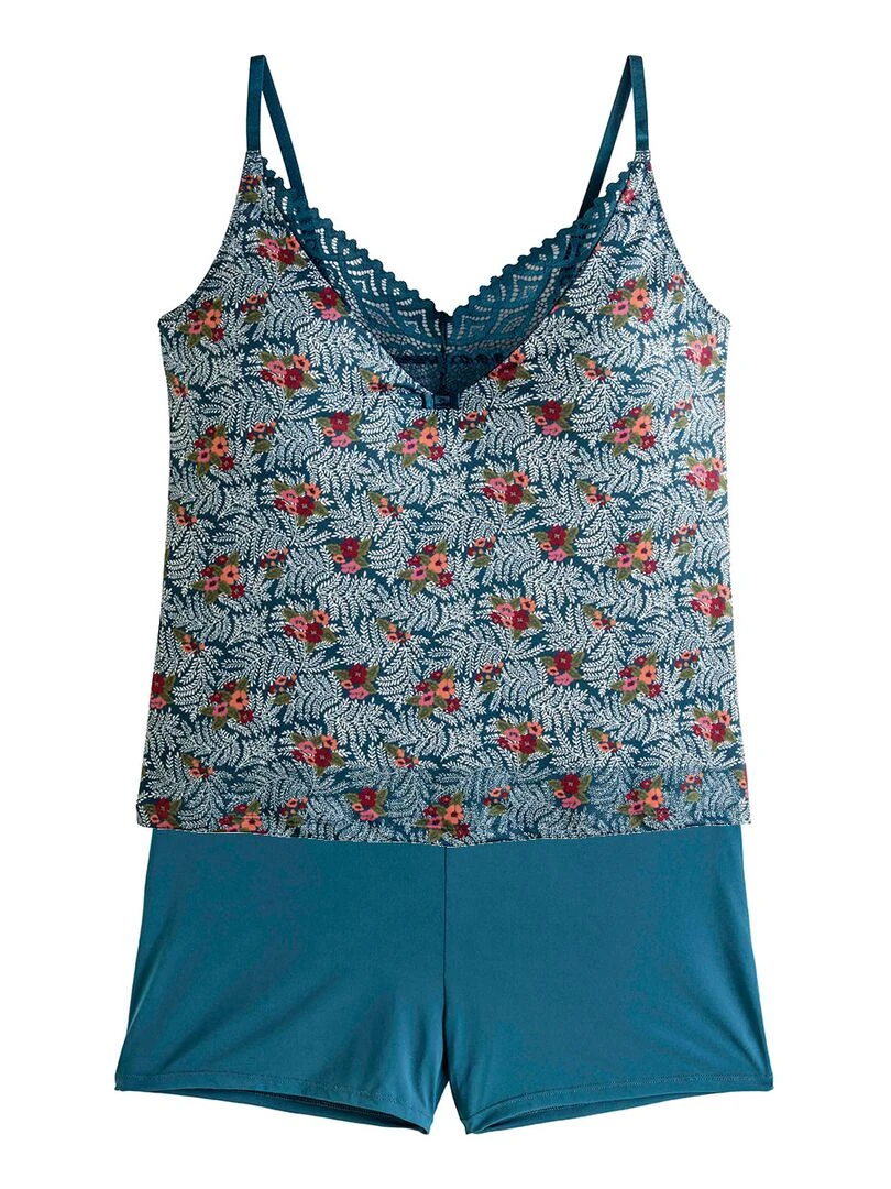 Top short PAPRIKA Pomm'Poire Bleu Rouge Bleu
