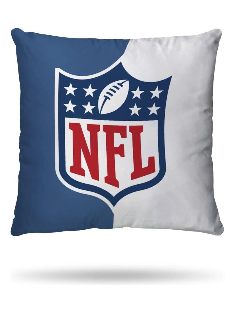 Housse de couette NFL Logo 140x200 cm et taie d'oreiller   100% Coton   Bleu