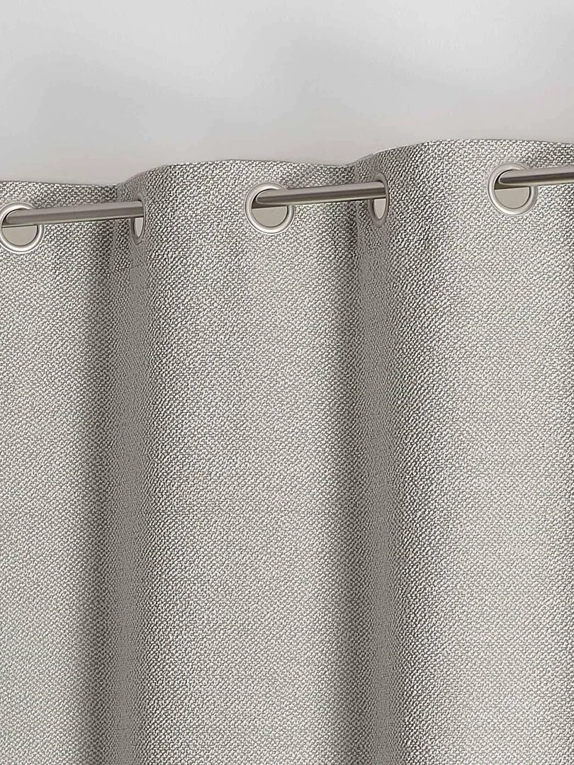 Rideau tamisant et thermique bouclette   Beige