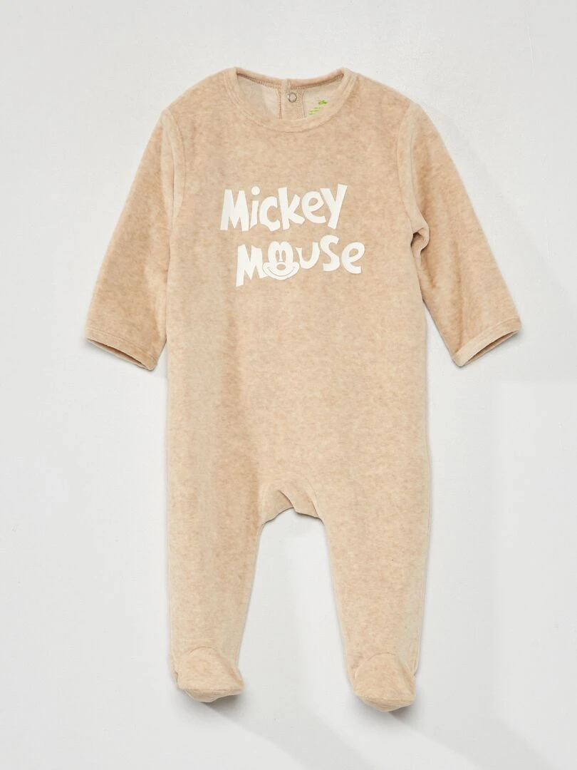 Pyjama en velours 'Disney' Beige
