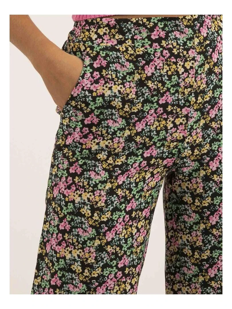 Pantalon motifs ELFREA   Noir