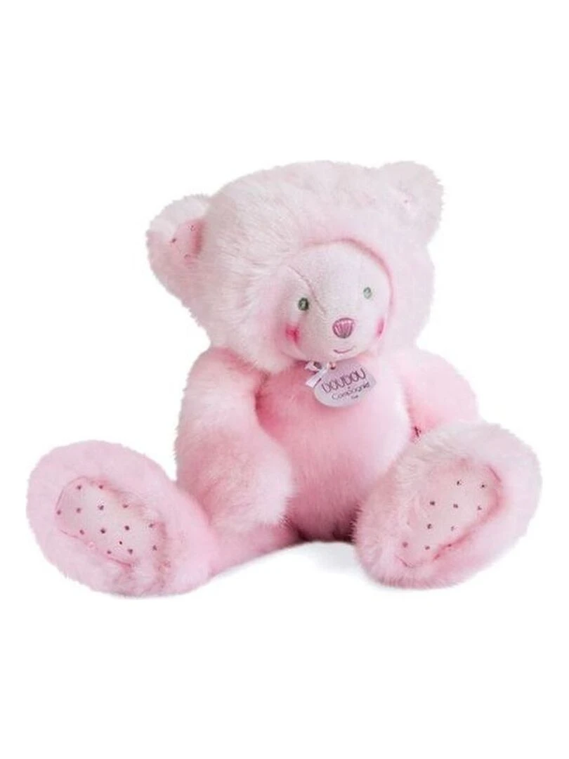 Doudou Doudou et compagnie Ours Rose pantin Trop Mimi Rose