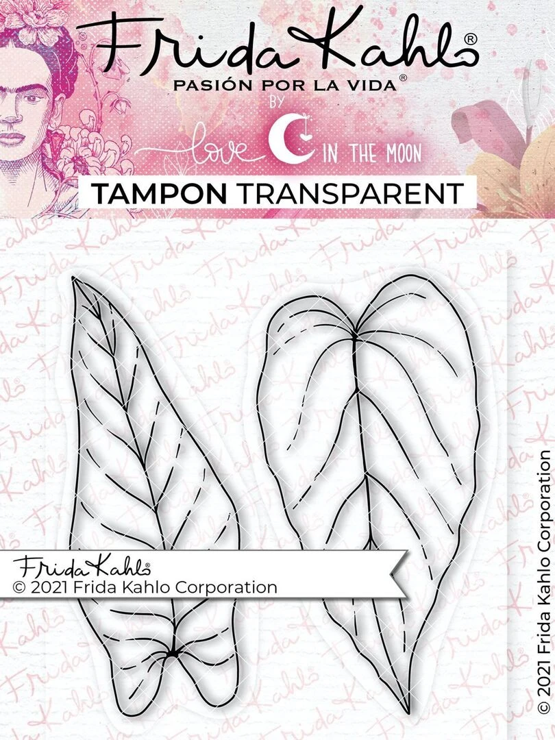 2 Tampons transparents végétal 2 9 5 x 6 5 cm N/A