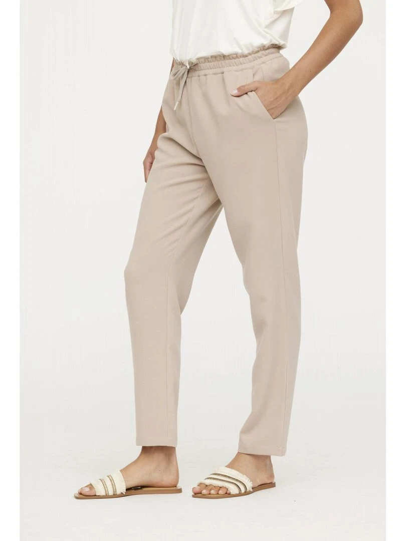 Lee Cooper Pantalon polyester chino GISMA Beige argile