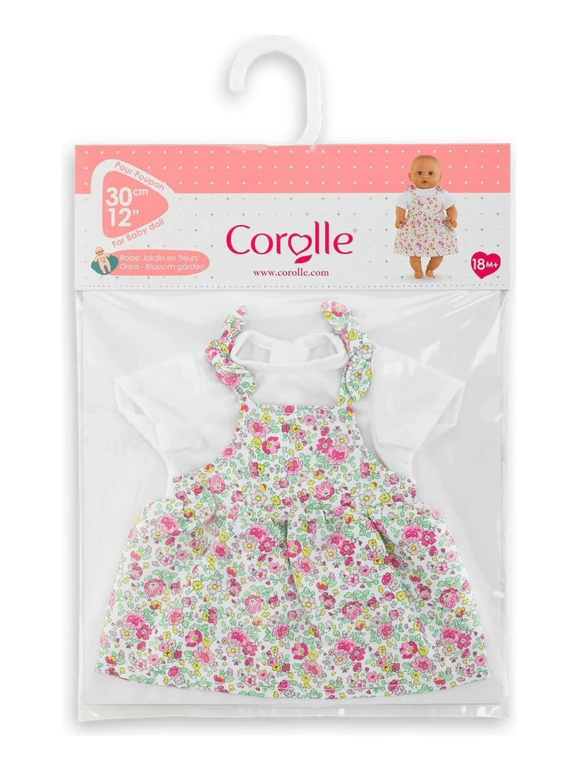 Robe Jardin en Fleurs pour poupon 30cm   N/A
