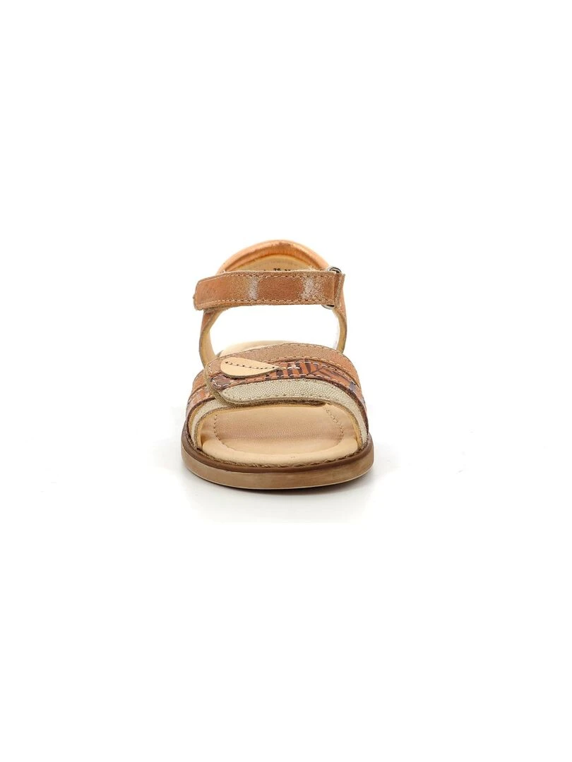 Sandales Cuir Tahety   Orange