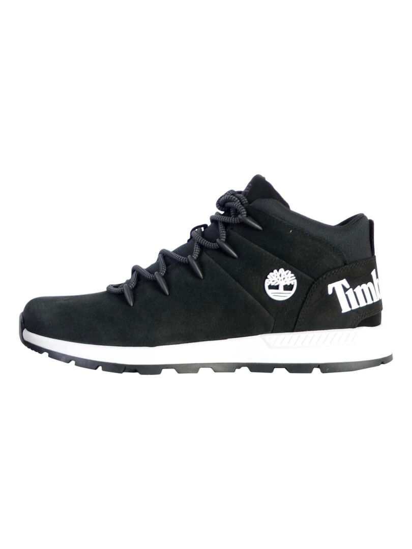 Basket Montante Cuir Timberland Sprint Trekker Mid Noir