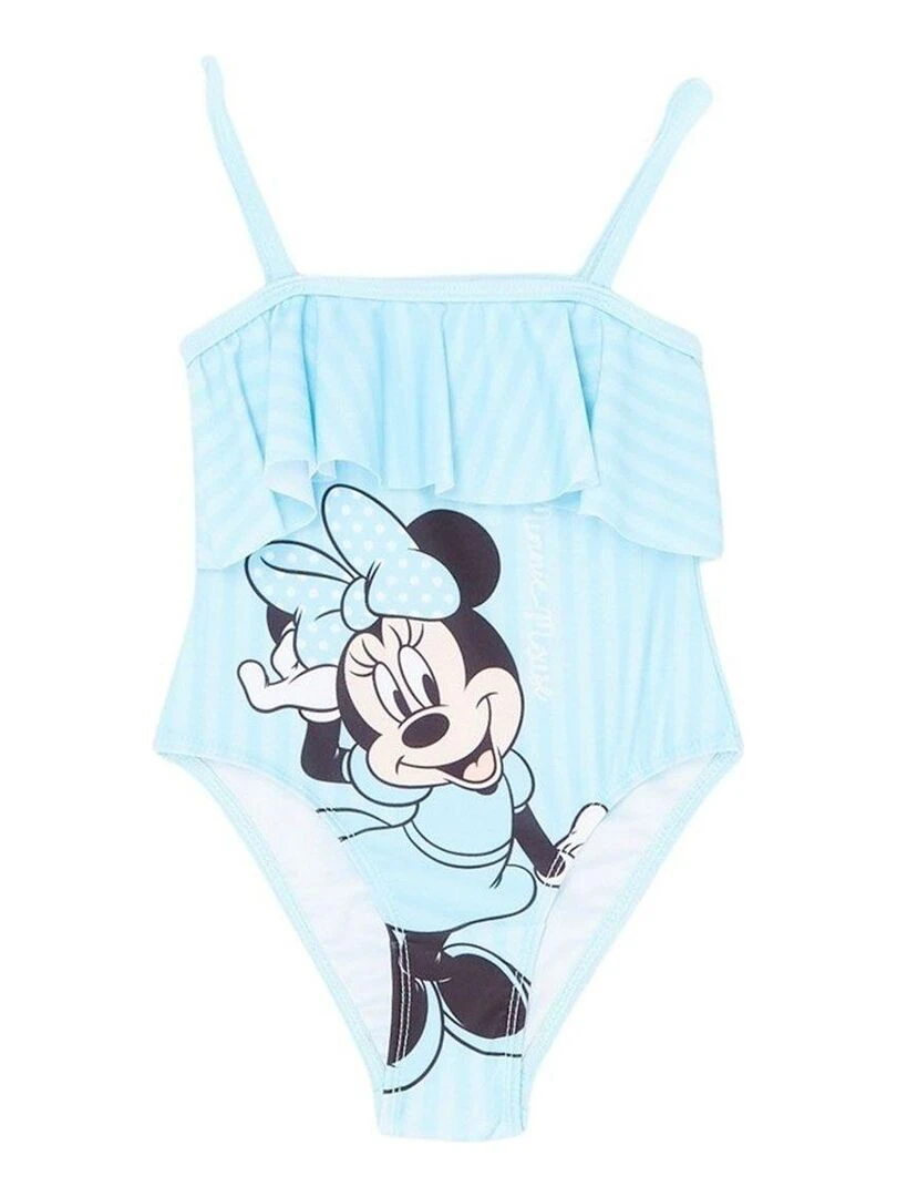 Disney Maillot De Bain fille imprimé Minnie Bleu