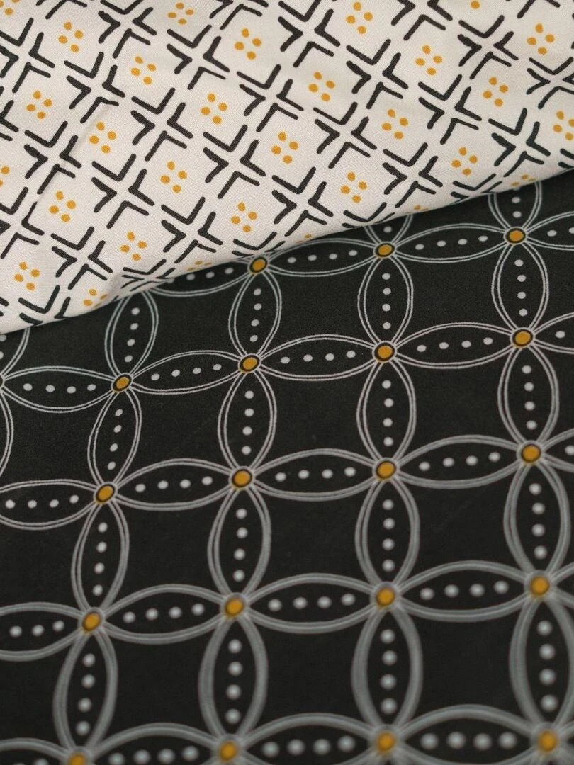 Parure de lit  'CRAZY CHLOE' 'TODAY'   Noir