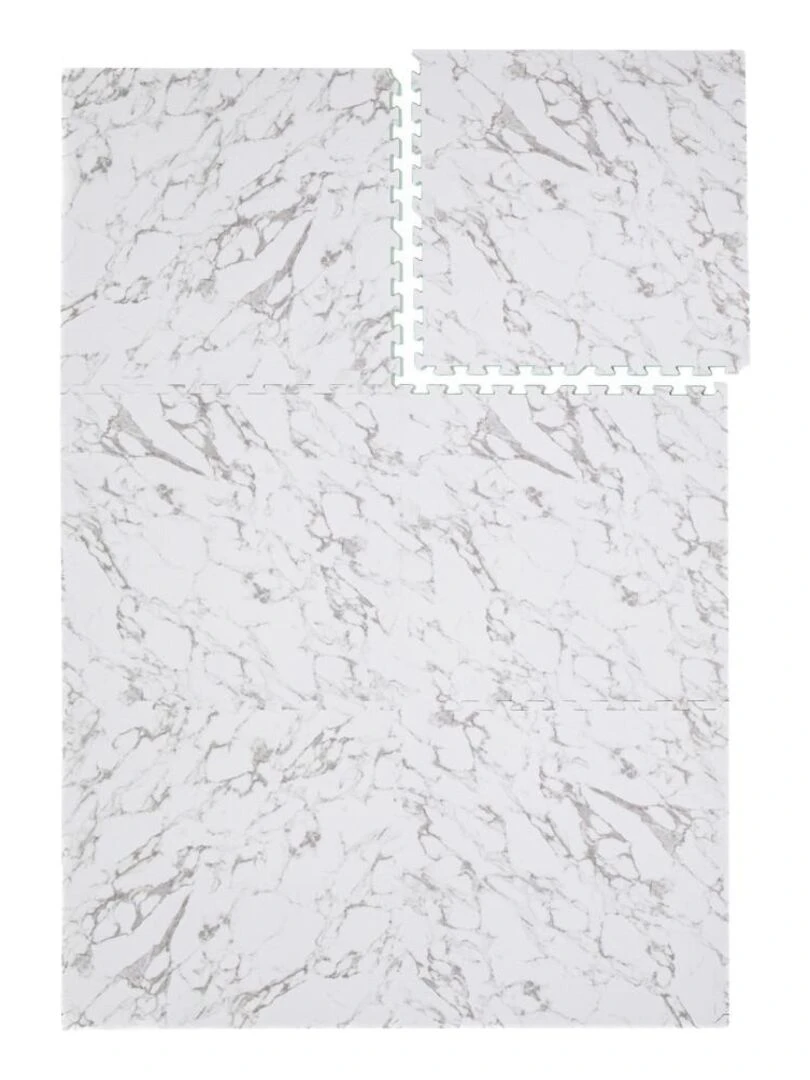 Tapis De Jeu Enfant Puzzle Arc En Ciel par Kidolo 120 x 180 cm Gris
