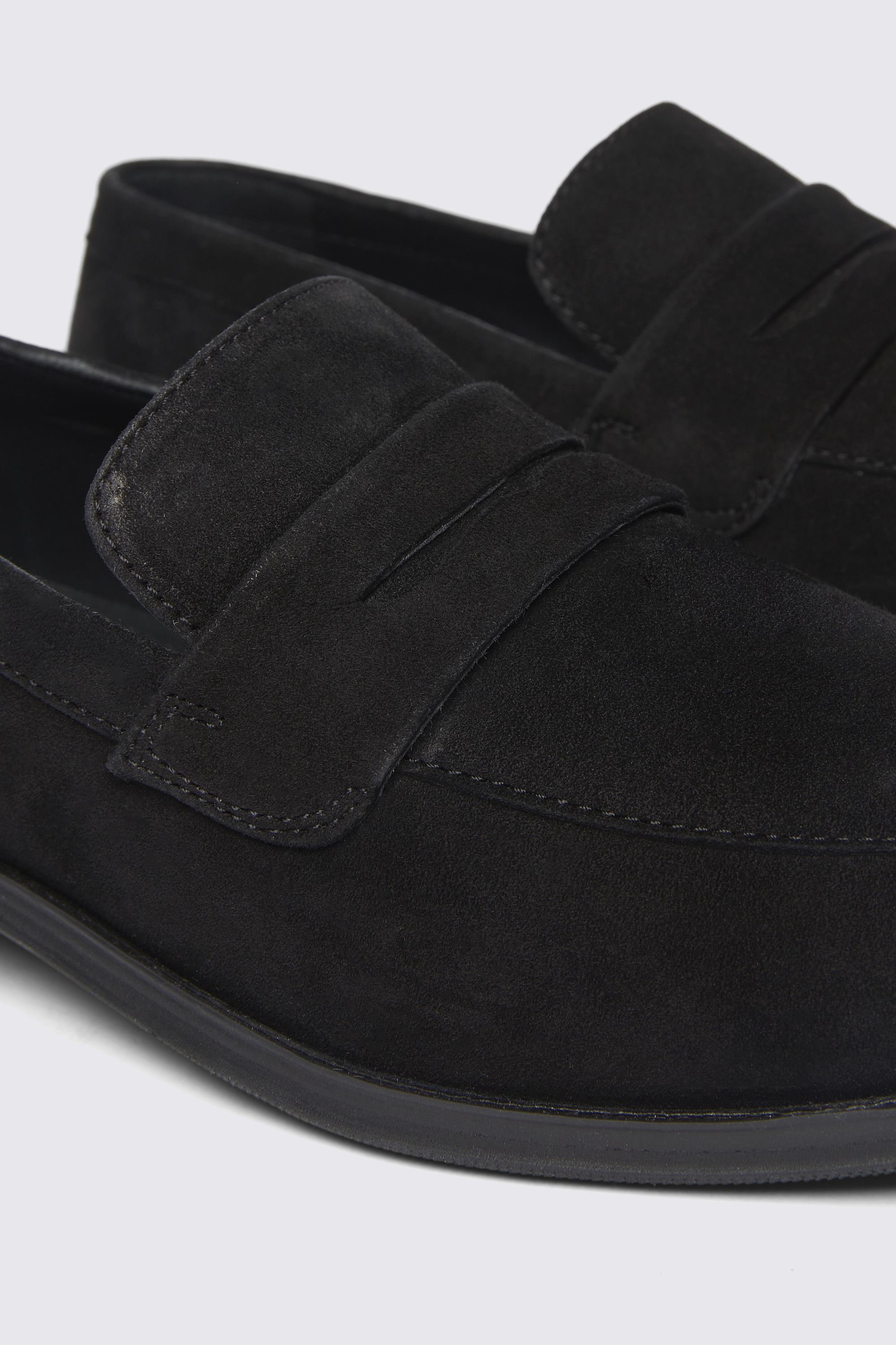 Black Suede Loafers   Buy Online at Moss