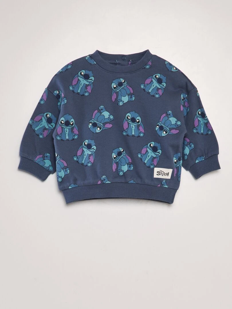 Sweat imprimé 'Stitch' Bleu