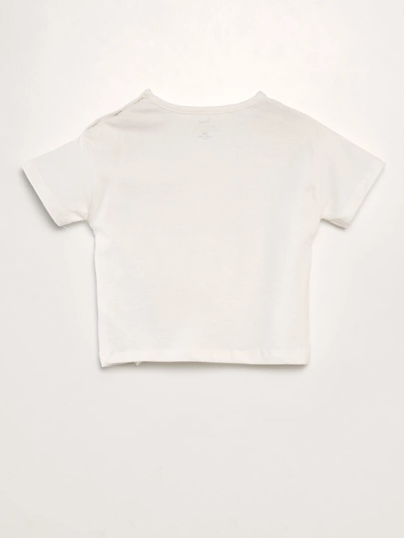 T shirt 'Disney' avec poche poitrine   Blanc