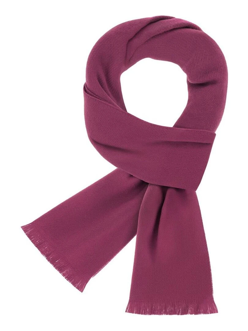 Echarpe Sherpa Fabriqué en France Violet prune