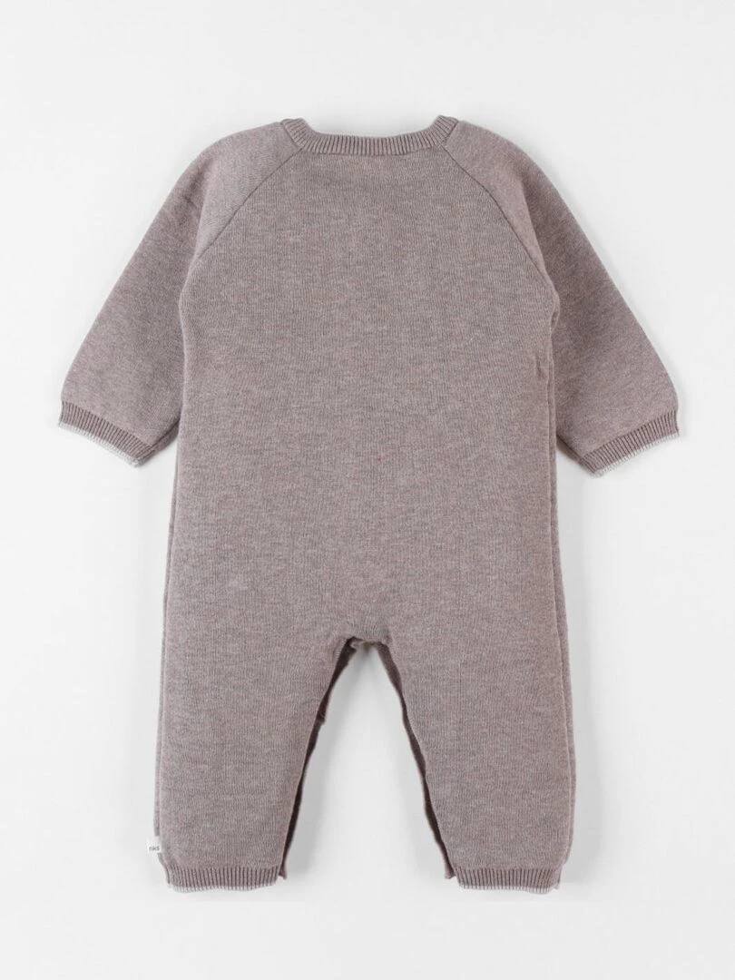 Combinaison en tricot chiné Noukie's Marron