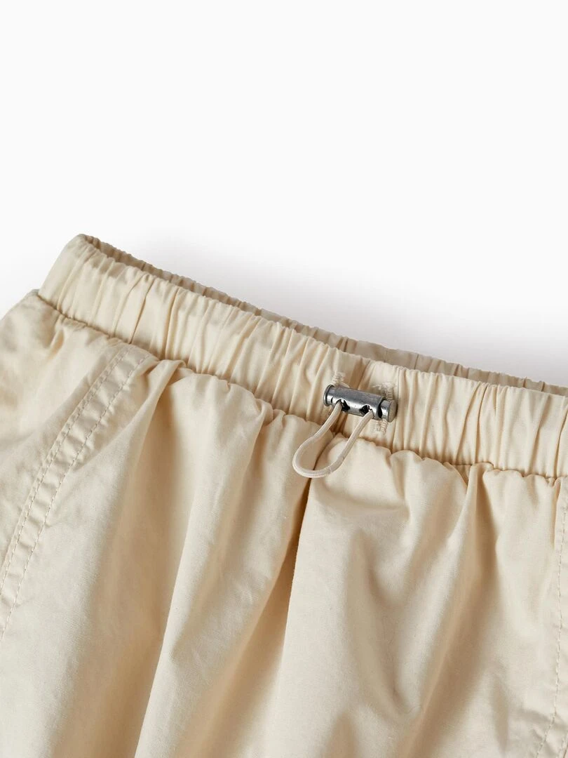 Jupe Cargo avec Doublure en Coton pour Fille  CUBA   Blanc