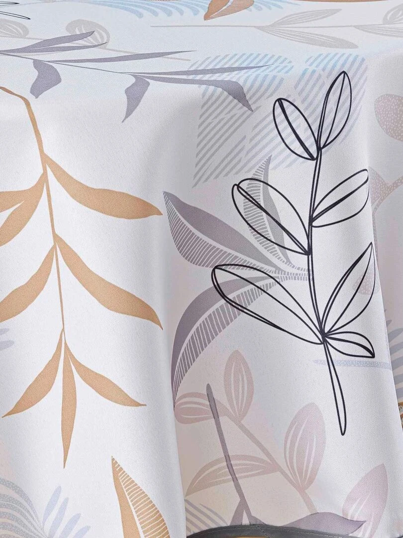 Nappe ronde 180 cm douceur miraline Blanc