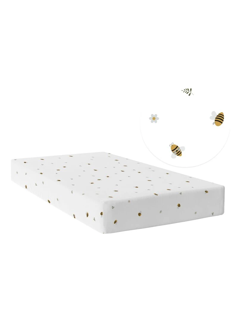 Drap housse Honey "Happyfriday" Multicolore