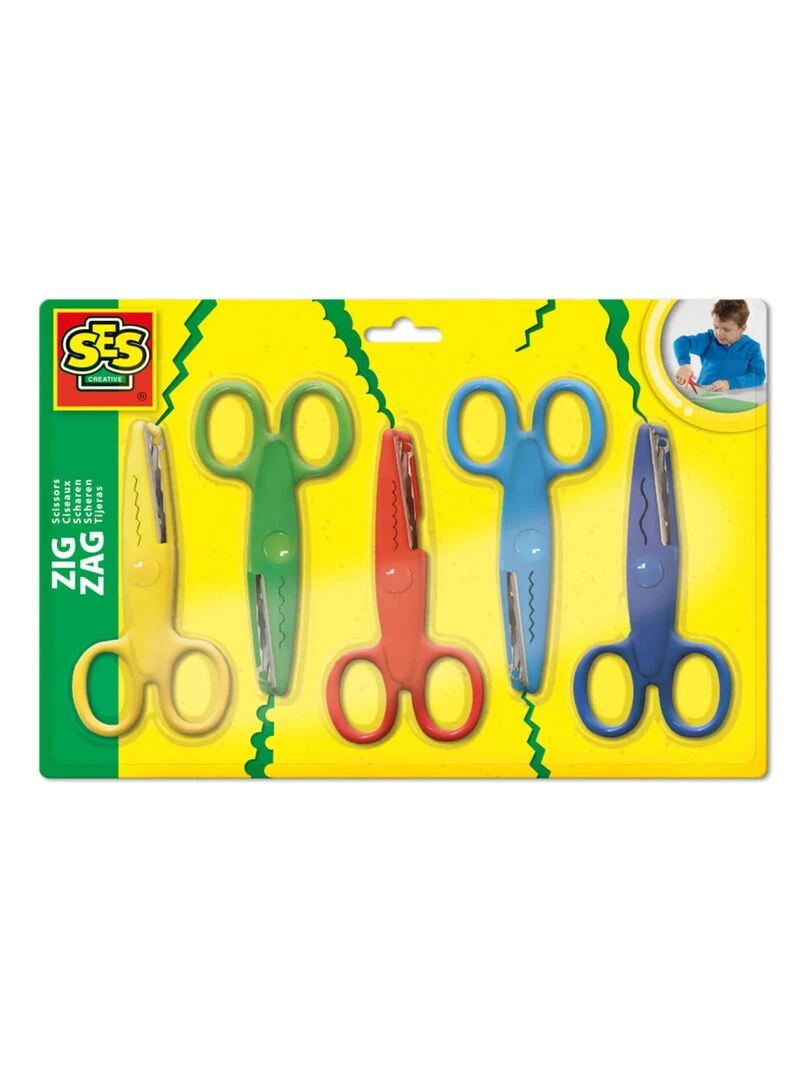 Set de 5 Ciseaux zigzag N/A