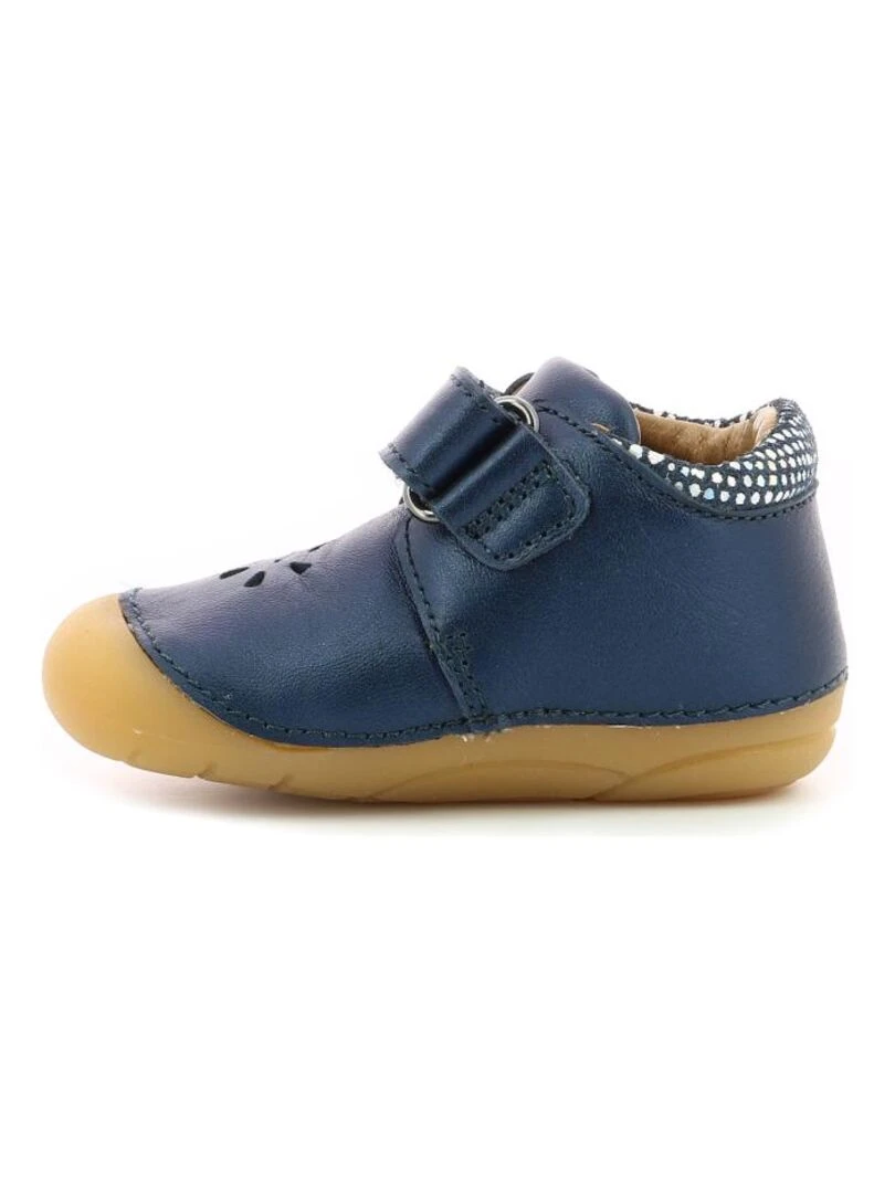 Bottillons Cuir Kimousi   Bleu marine