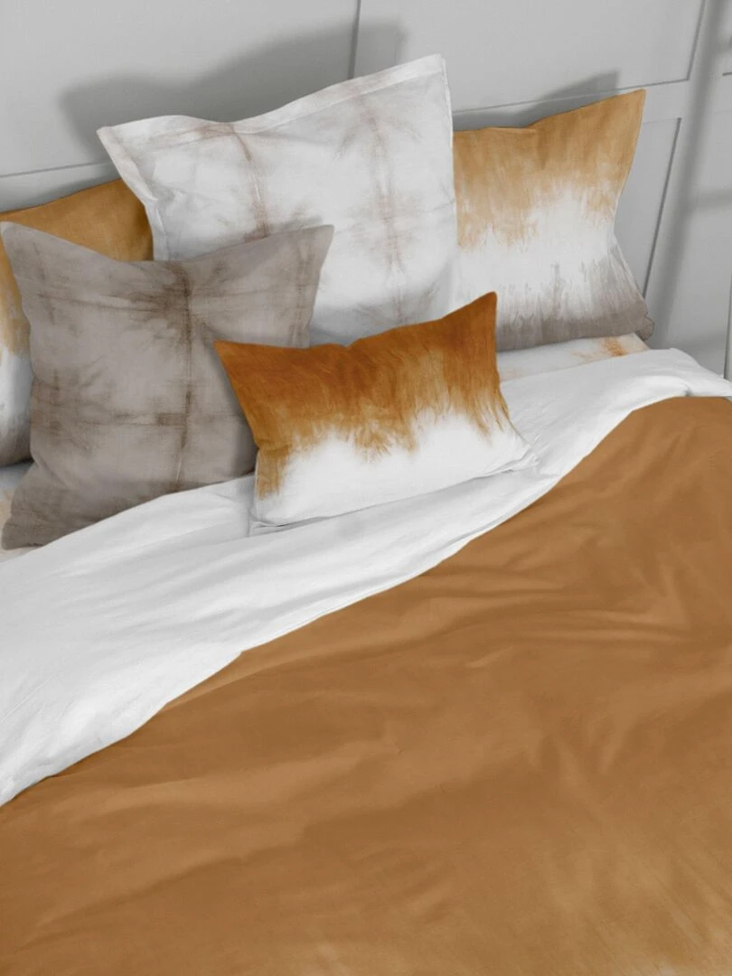 Housse de coussin Skymo day "Happyfriday"   Blanc