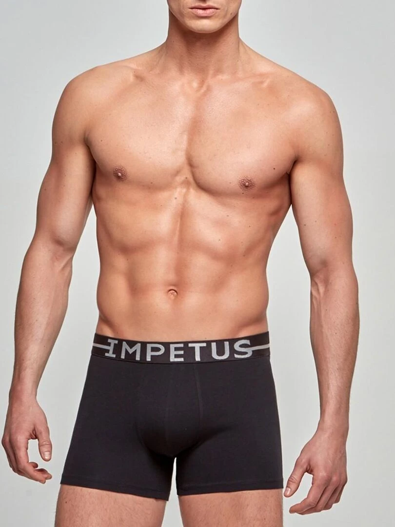 Boxer coton stretch Essentials Noir