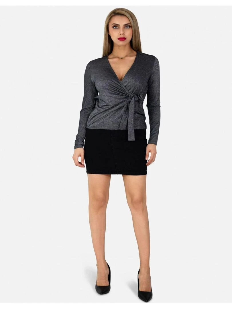 Blouse Kebello   Gris