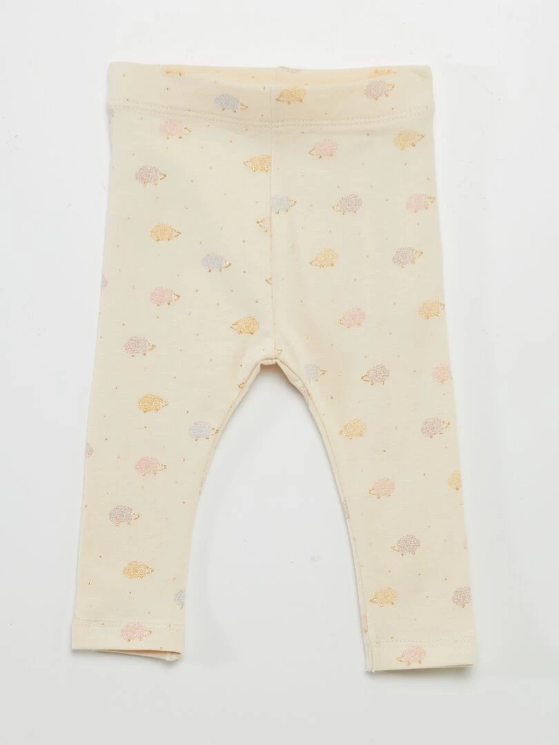 Legging long fantaisie Beige heri