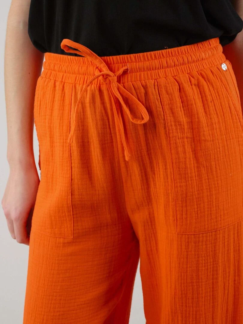 Pantalon décontracté long pour femme 'Deeluxe'   Orange