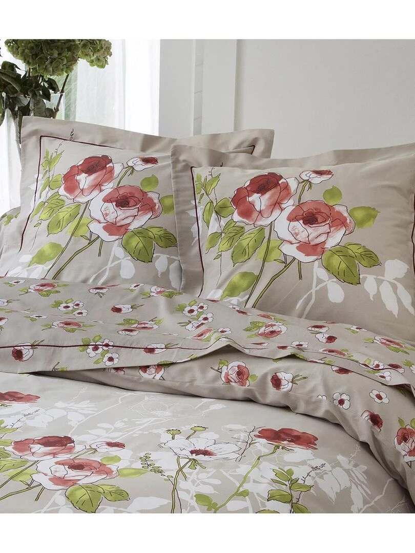 Parure de couette esprit champêtre Beige clair